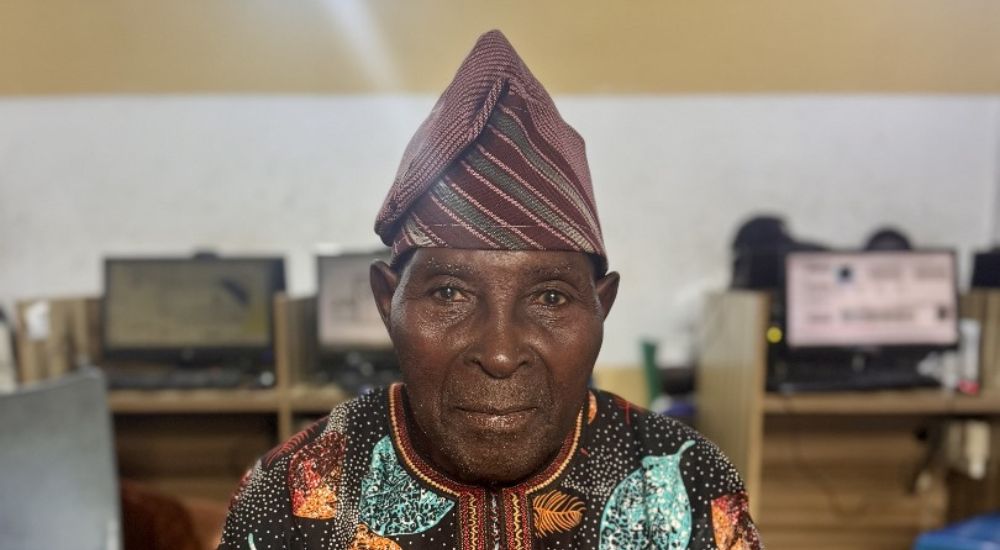 PHOTOS: 94-Year-Old Grandfather Registers For 2025 UTME To Pursue His Dream Course