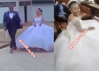 UNIABUJA Student Storms Examination Hall In Her Wedding Dress (Video)