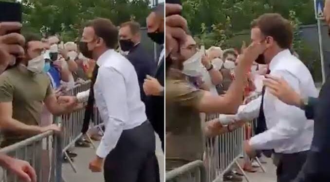UPDATE: Man Who Slapped France President, Macron In A Viral Video Explains Why He Did It