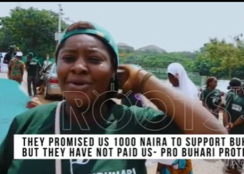 EXPOSED: How Residents Were Paid To Stage #IStandWithBuhari Protest(Video)