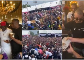Cubana Mother’s Burial: Popular Nigerian Celebrities Who Stormed Oba In Style(Videos)