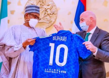 JUST IN: Details Of Buhari’s Meeting With FIFA President In Abuja Revealed