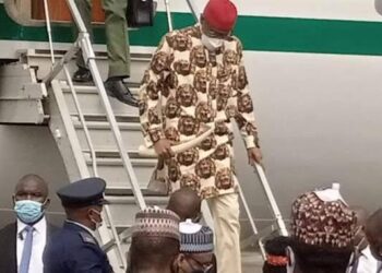 BREAKING: President Buhari Lands In Imo Despite IPOB’s Threats (Video)