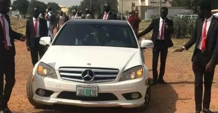 Federal University Of Dutse Reacts To Viral Photo Of Its SUG President In A Convoy