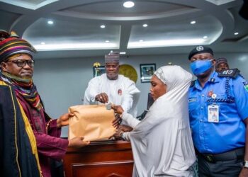 Gov Bello gifts wives of late escort rider, Inspector Aminu, houses in Abuja