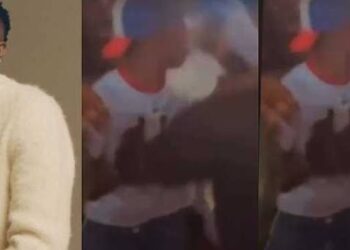 VIDEO: Wizkid Loses Temper As Man Slaps Him On The Head At His Concert