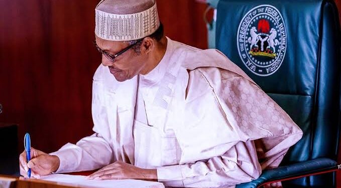 BREAKING: President Buhari  Signs 2022 Budget Into Law