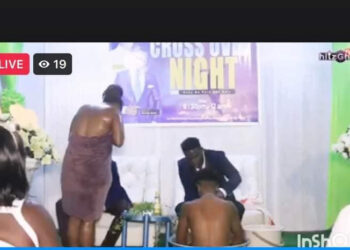 Pastor Strips Church Members, Bathe Them In Basin During Crossover Service (Video)