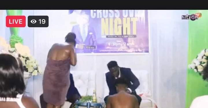 Pastor Strips Church Members, Bathe Them In Basin During Crossover Service (Video)