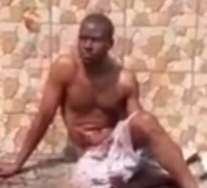 Nigerian Man Caught While Trying To Use His Mother for Money Ritual(Video)