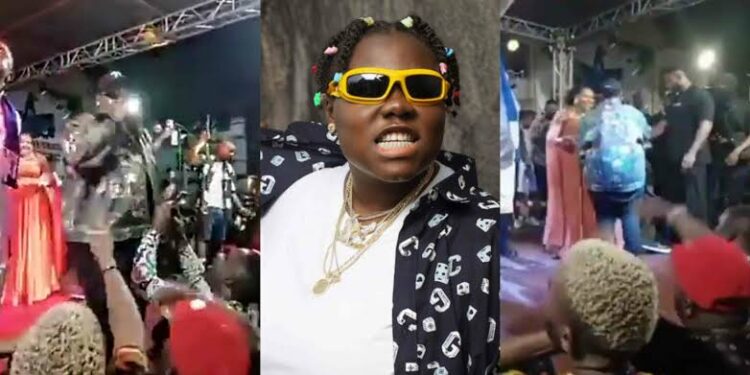 VIDEO: Singer, Teni Narrowly Escapes Alleged Kidnap Attempt During Her Performance In Rivers