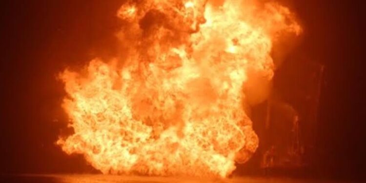 BREAKING: Oil production Vessel In Niger Delta On Fire, 10 Missing(Video)