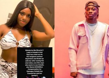 Lady In Oxlade’s Video Reportedly Sues Singer After She Got Dumped