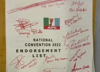 JUST IN: APC Releases Unity List For Convention - DAILY GIST