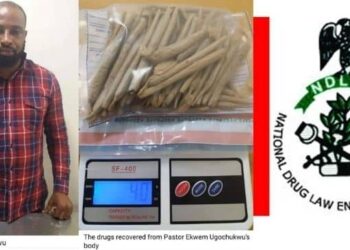 BREAKING: NDLEA Arrests Church General Overseer With Cannabis At Lagos Airport(Photos)