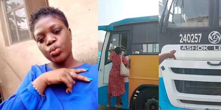 Watch Video Of Bamise Inside Lagos BRT Expressing Fear Over Her Safety Before She Was Killed