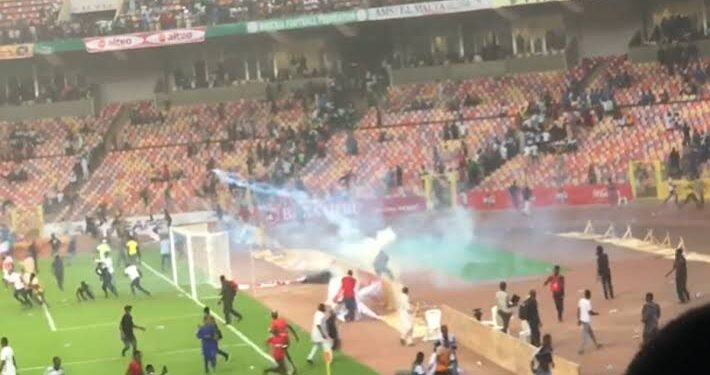 Nigeria Vs Ghana: CAF Doctor Collapses, Dies After Fans Invaded MKO Abiola Stadium