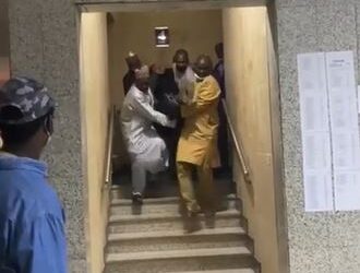 BREAKING: Abba Kyari’s Wife Slumps in Court (Video)