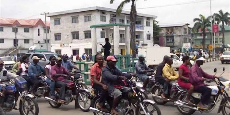 Ban: Woman Dies On The Spot After Falling Off Okada In Lagos As Rider Tries To Avoid Arrest