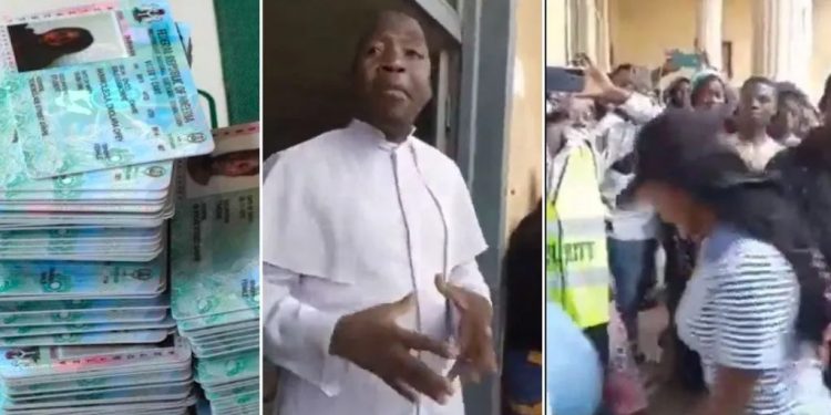 No PVC, No Entry: Serious Drama As Pastor Sends Church Members Without PVC Back Home(Video)
