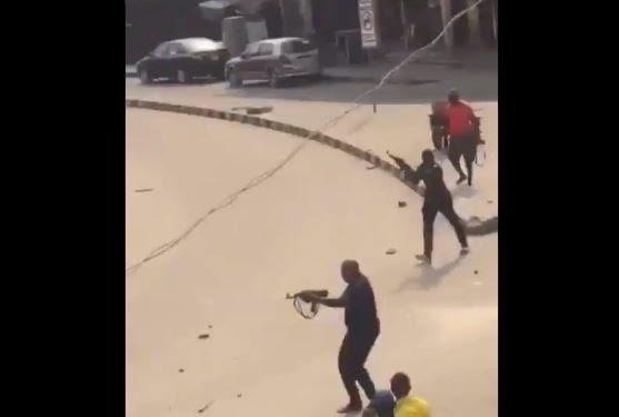 JUST IN: Mayhem In Lagos As Task Force Clash With Okada Riders, Chaos Extends To LUTH(Video)