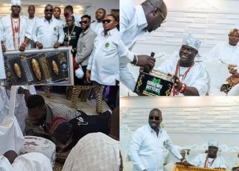 VIDEO: Portable Obi Cubana, Broda Shaggi Storm The Palace Of The Ooni Of Ife