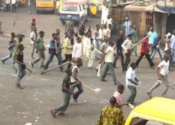 JUST IN: Hoodlums Attack Catholic Church In Lagos