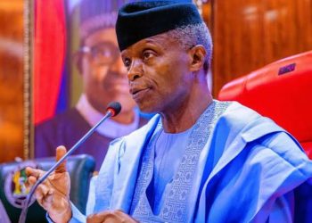 JUST IN: Osinbajo On Crutches At Duchess Hospital After Leg Surgery(Photos)