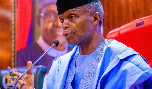 JUST IN: Osinbajo On Crutches At Duchess Hospital After Leg Surgery(Photos)