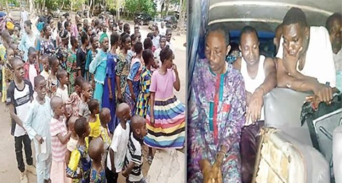UPDATE: 77 Kids Rescued From Ondo Church Reunite With Their Parents