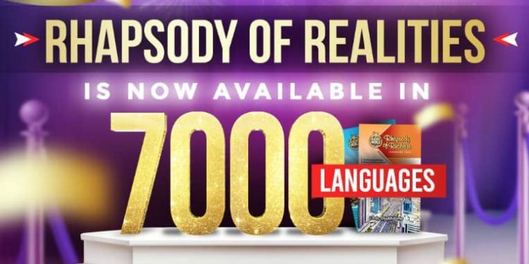 Rhapsody of Realities hits 7,000 languages, hosts #ReachOutWorldLive With Pastor Chris