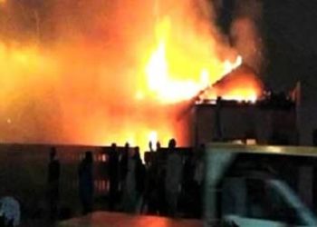 BREAKING: Angry Youths Set Mortuary Ablaze