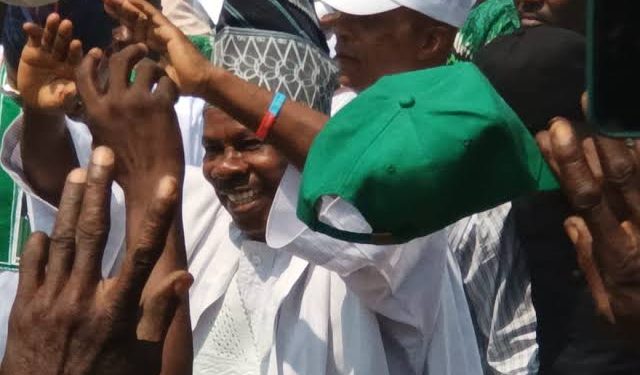 JUST IN: 2023: Mammoth Crowd As APC’s Amosun Leads Another Party’s Rally In Ogun(Video)