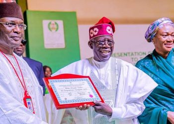 BREAKING: Tinubu Receives Certificate Of Return