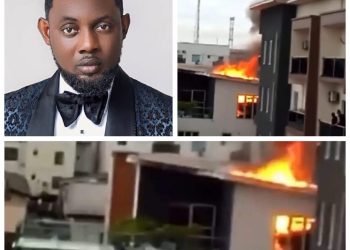 ‘It’s Quite Unfortunate’ — Police Speak On Fire Incident At AY’s Mansion In Lekki