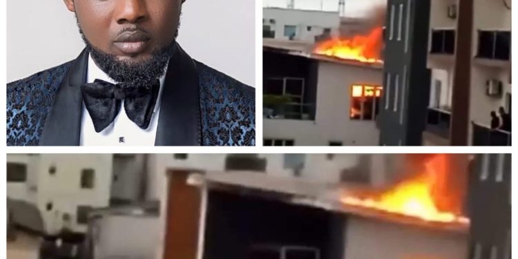 ‘It’s Quite Unfortunate’ — Police Speak On Fire Incident At AY’s Mansion In Lekki