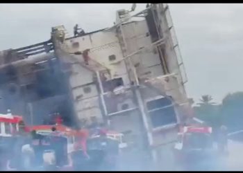 BREAKING: Seplat Drilling Rig Collapses, Oil Workers Dead(Video)