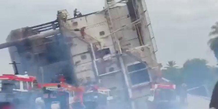 BREAKING: Seplat Drilling Rig Collapses, Oil Workers Dead(Video)