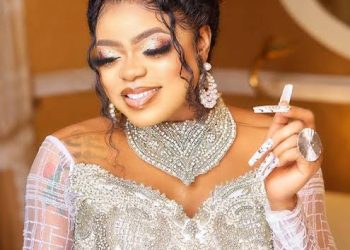 TRENDING VIDEO: Nigerians Mock Bobrisky’s Odd Appearance At His Father’s Burial