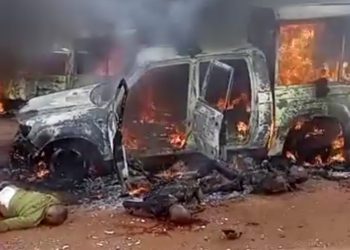 BREAKING: Gunmen Lay Deadly Ambush, Several Soldiers, Police, NSCDC Officers Burnt Alive