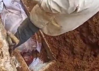 Mohbad at Burial site