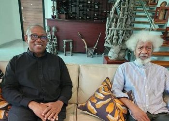 Wole Soyinka and Peter Obi