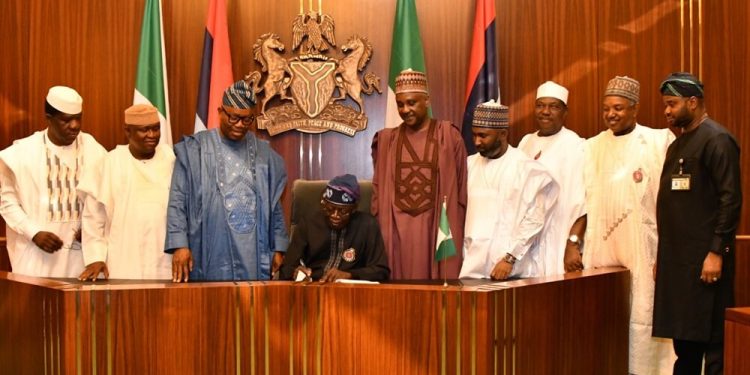 Tinubu Signs 2023 budget into law