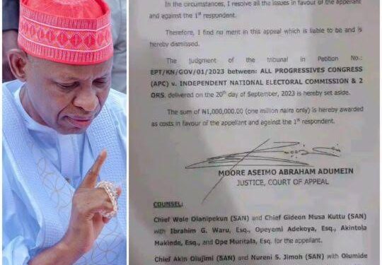 New Court Document Affirms Kano Governor's Victory