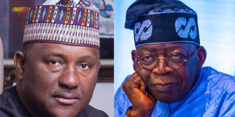 BUA Chairman, Abdul Samad Rabiu and Bola Tinubu