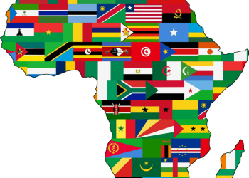 African countries map, Africa