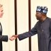 Anthony Blinken and Bola Tinubu In Abuja