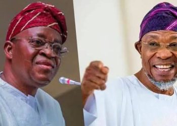 Rauf Aregbesola and Gboyega Oyetola