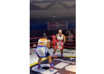 VIDEO: Nigerian Actresses, Chizzy Alichi & Laide Bakare Fight In Celebrity Boxing Match