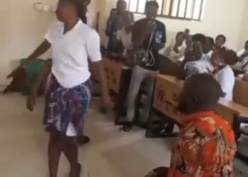 ABSU Lecturer Proposes To Student Inside Class